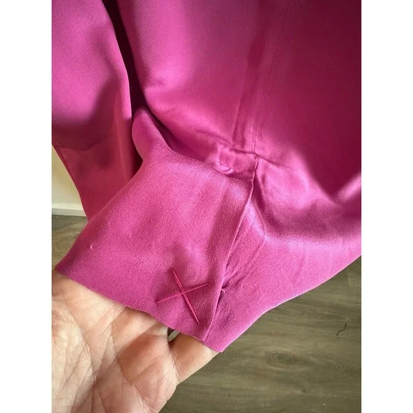 Stephanie Andrews 100% Silk Dress V Neck Sleeveless Women's Plus size 22W NWT - Picture 6 of 7